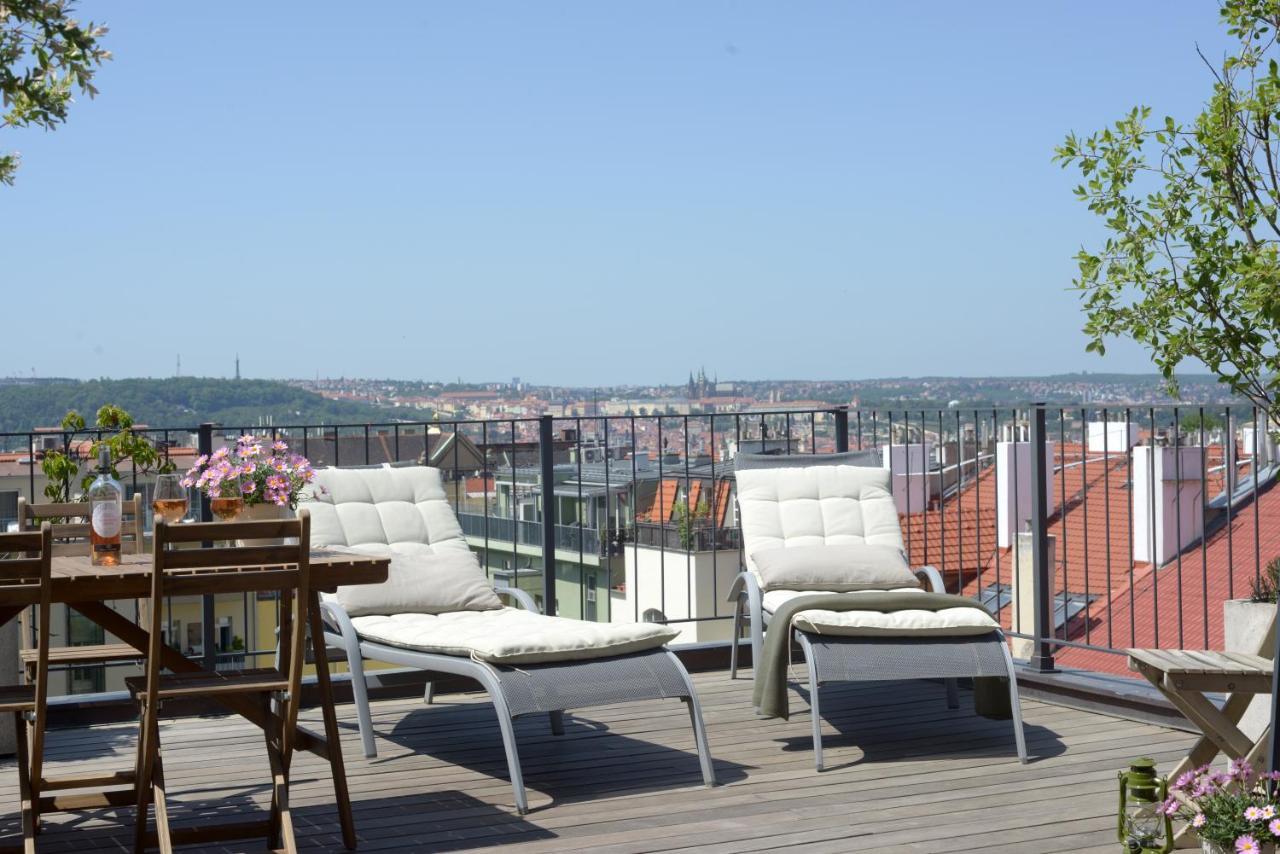 Luxury Penthouse Apartment براغ المظهر الخارجي الصورة