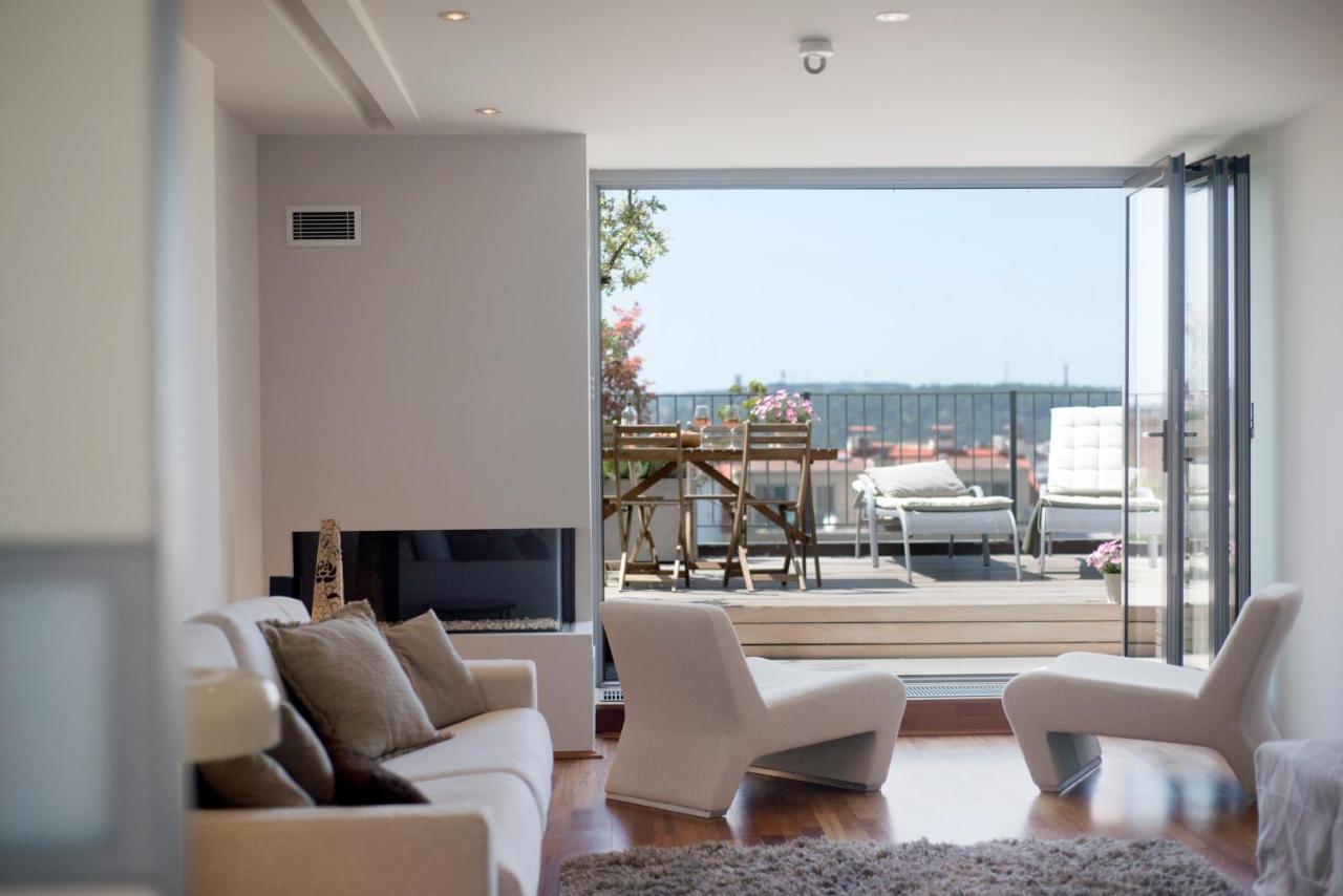 Luxury Penthouse Apartment براغ المظهر الخارجي الصورة