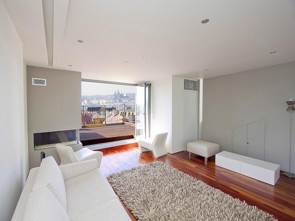 Luxury Penthouse Apartment براغ الغرفة الصورة